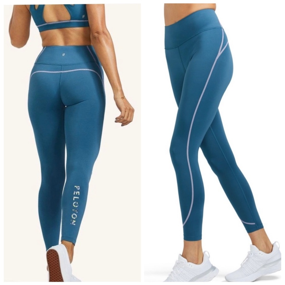 Peloton Move Mission High Rise‎ Leggings M Blue